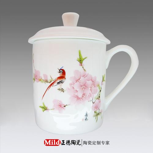 厂家订制商务礼品陶瓷茶杯 生产陶瓷茶杯厂家